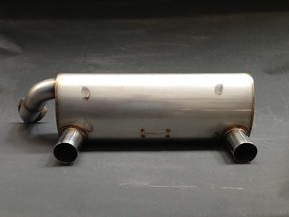 911 (74-89) 1 in 2 out RS muffler