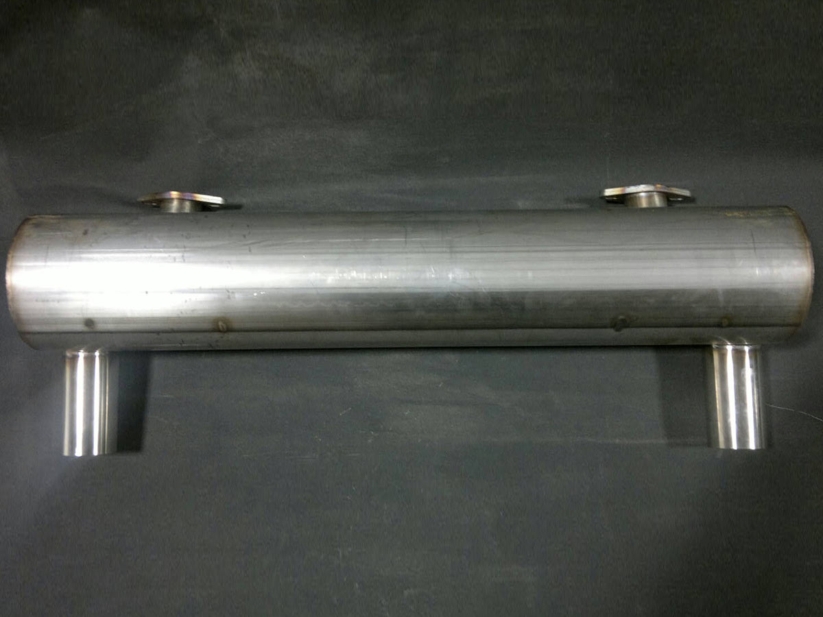 911 (64-73) 2 in 2 out RSR style muffler
