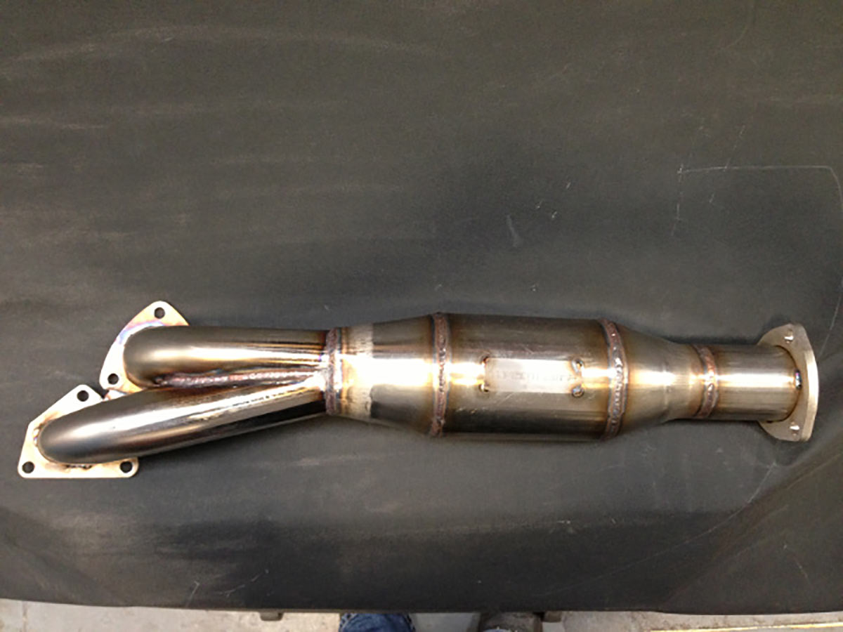 911 (74-89) 1 in 2 out RS muffler